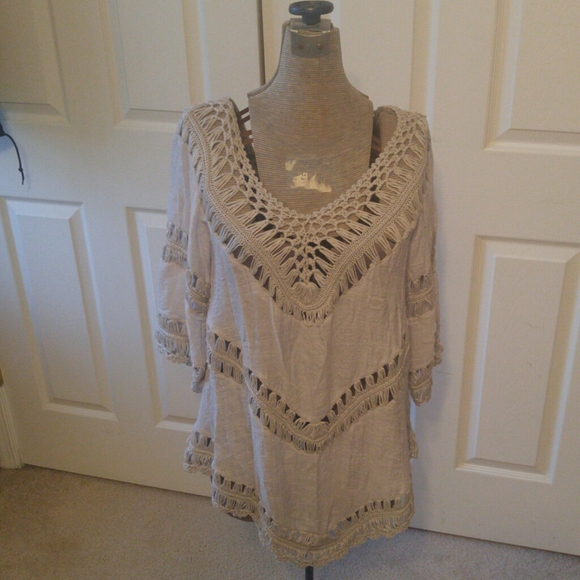 Cliche Tops - 3/$20 Cliche Crochet Top
